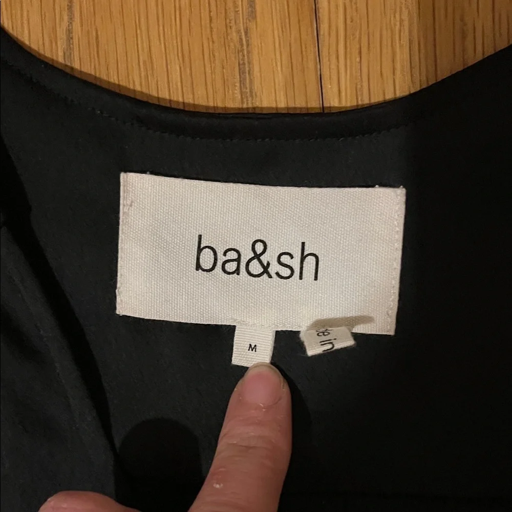 ba&sh Black Button-Down Dress - Picture 2 of 8